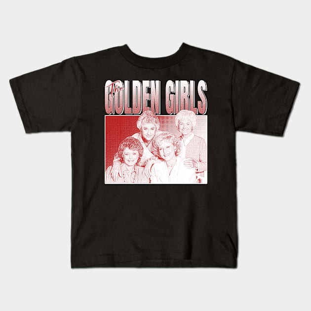 The Golden Girls Kids T-Shirt by Fewclipclop